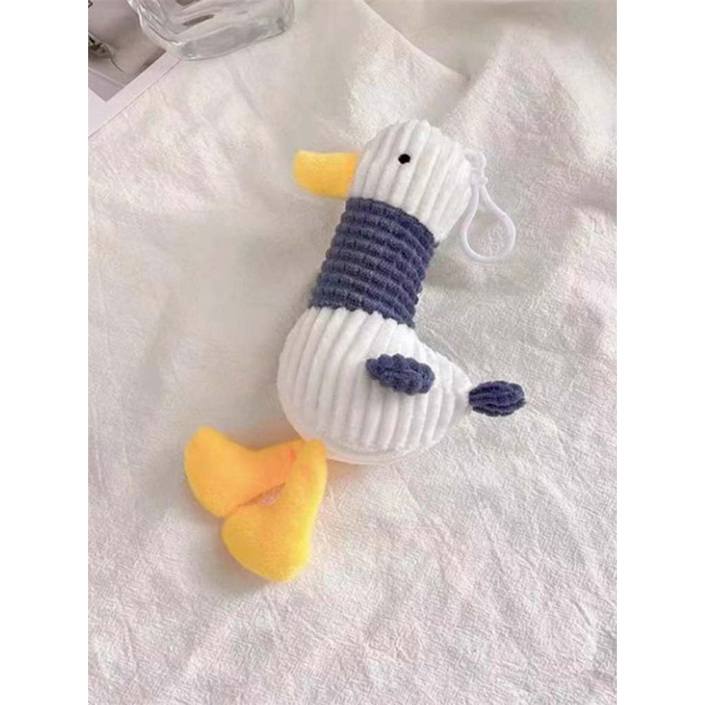 Móc khóa  vịt bông , Móc khóa gấu bông , khủng long bông  , bò sữa bông treo balo siêu dễ thương