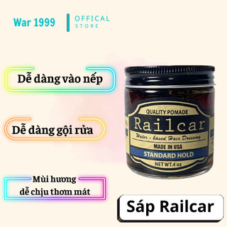 Sáp vuốt tóc Railcar Quality Pomade 100gr tạo kiểu giữ nếp cho tóc.
