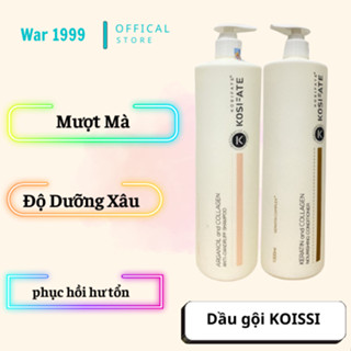 Dầu Cặp Dầu Gội Xả Dưỡng Sinh KOSIFATE Phục Hồi Đa Tầng Tóc Hư Tổn, Sạch Gầu