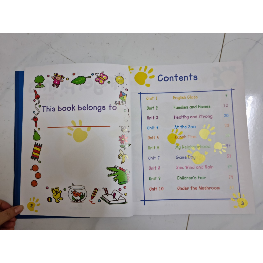 Bộ fingerprints 123 cho bé yêu