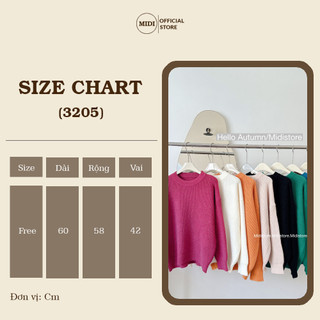 Áo Len trơn lông thỏ (3205) - MIDISTORE