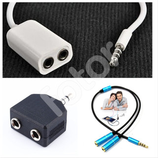 [FREESHP] ĐẦU, CÁP CHIA ÂM THANH, TAI NGHE, LOA JACK 3.5mm TỪ 1 RA 2