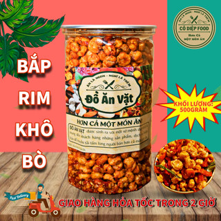 Bắp rim khô bò lá chanh lon 250gr
