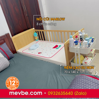 [SET 1] Giường cũi em bé 3 Marlow và nệm cao su non