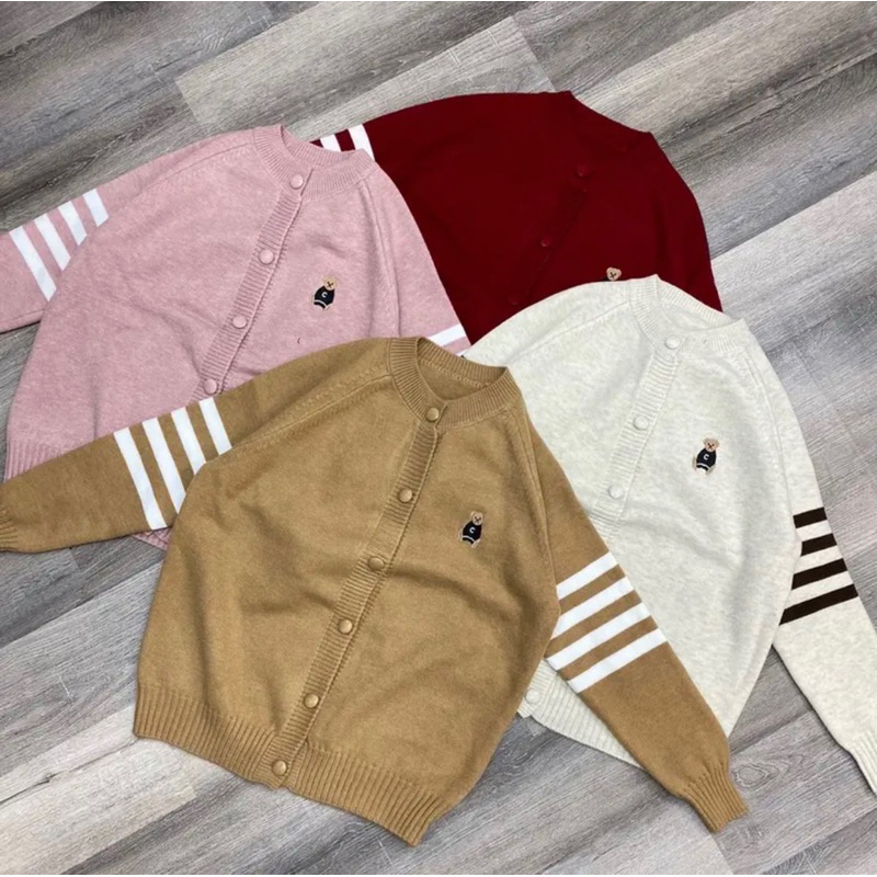 Cadigan gấu cúc bọc