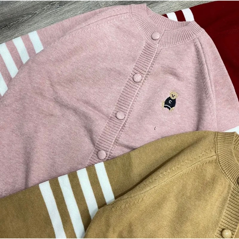 Cadigan gấu cúc bọc