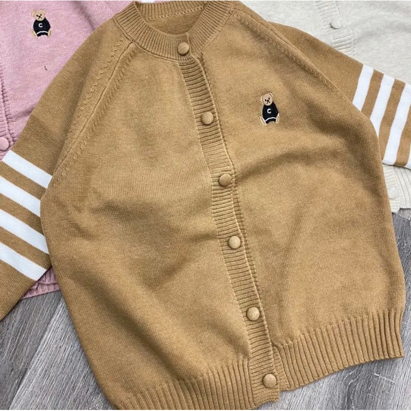 Cadigan gấu cúc bọc