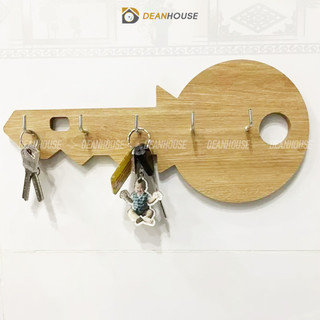 Móc treo chìa khóa gỗ dán tường decor, bảng treo chìa khóa gỗ, giá treo chìa khóa gỗ mdf