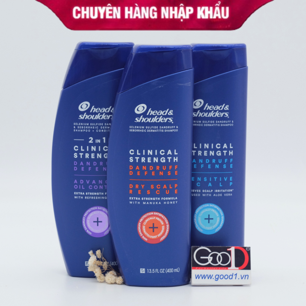 Dầu Gội Head & Shoulders Clinical Strength 400ml USA