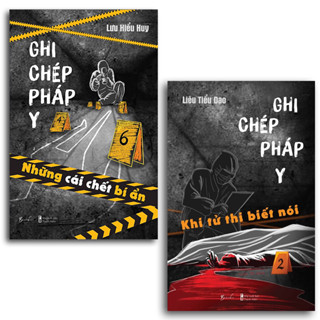 Sách - Combo/Lẻ 2 Cuốn - Ghi Chép Pháp Y - Những Cái Chết Bí Ẩn + Khi Tử Thi Biết Nói