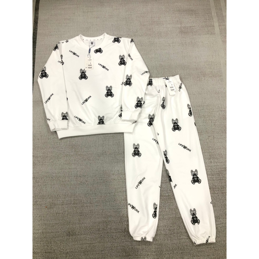 Set nỉ da cá họa tiết chó full