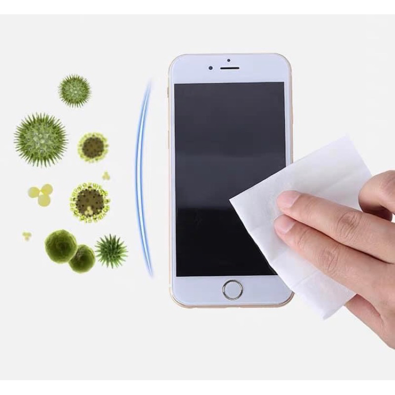 Giấy lau kính Víiomax hộp 52 miếng, lau lens máy ảnh, màn hình điện thoại - hàng nội địa Đức