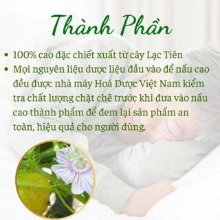 Ngủ ngon sâu giấc cao lạc tiên kingkao Hỗ trợ ngủ ngon mất ngủ an thần