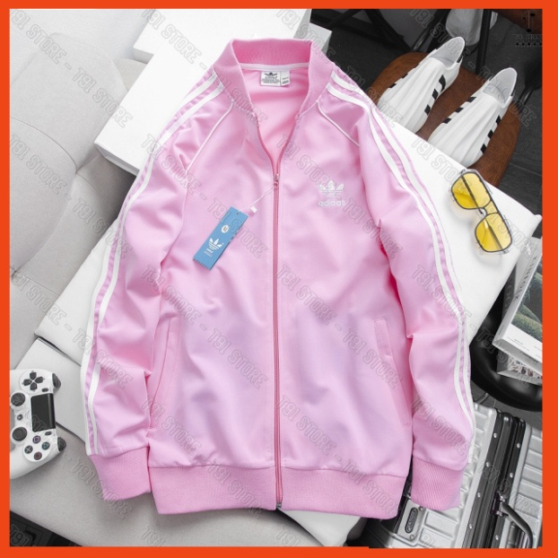 Áo khoác thể thao nam nữ thêu chữ , ADIDAS 3 sọc chất co giãn cực hot 2023 đi chơi đi học