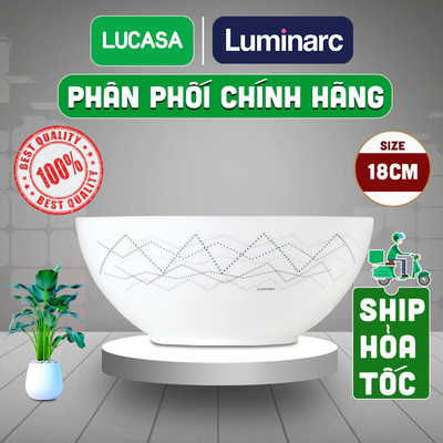 Tô Thủy Tinh Cường Lực Luminarc Diwali Marble 18cm - L3756 | Phân Phối Chính Hãng
