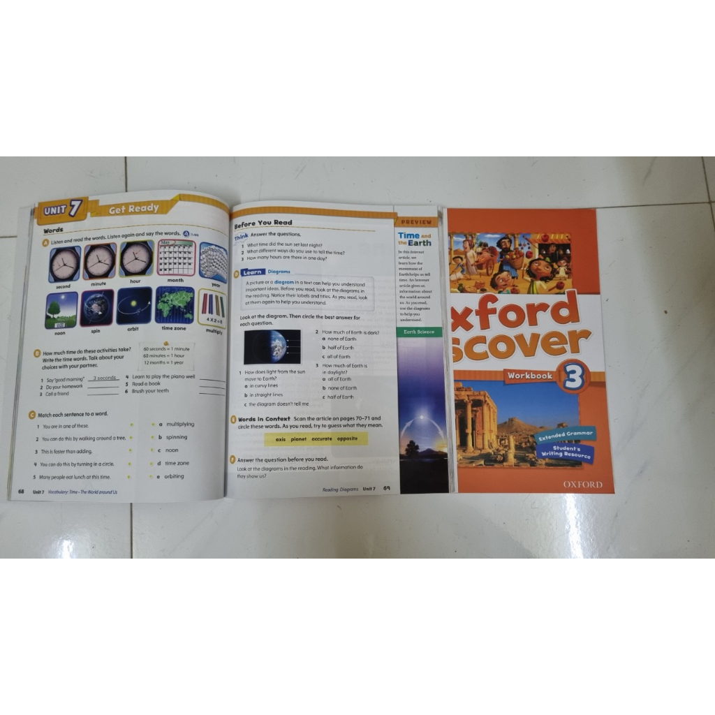 Bộ oxford Discover level 1 đến 4