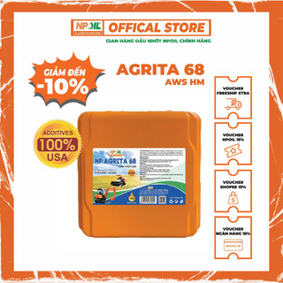 Dầu thủy lực máy nông nghiệp NP AGRITA 68 HM can 10 lít