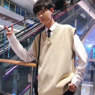 Áo Len Gile Nam DYACI Quảng Châu Sweater Unisex Cổ Tim Chất Len Đẹp Kiểu Dáng Hàn Quốc AL58