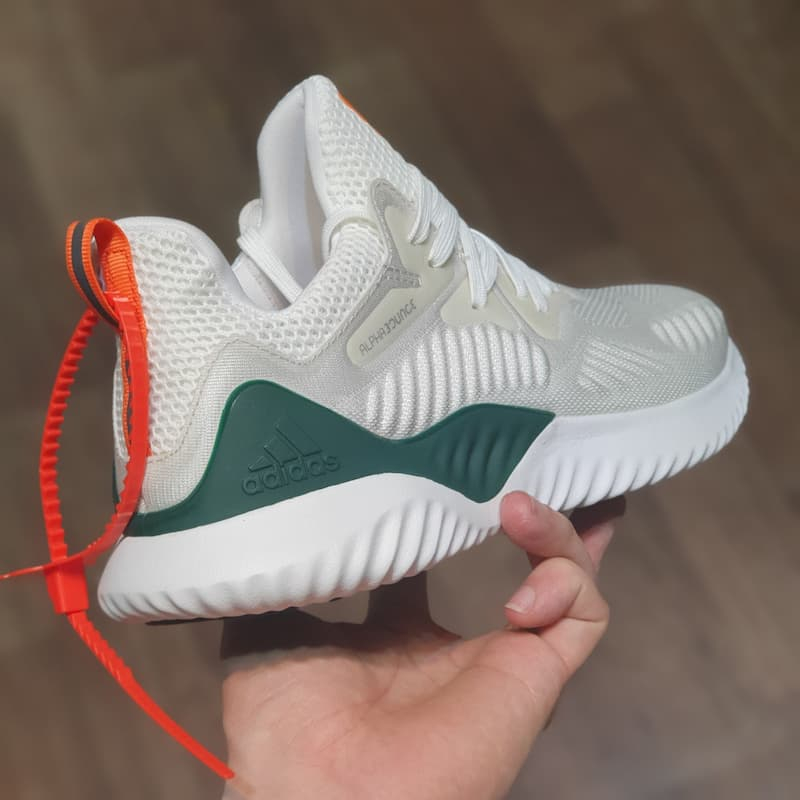 GIÀY ADI.DAS ALPHABOUSE RUNING WHITE GREEN LAI AU