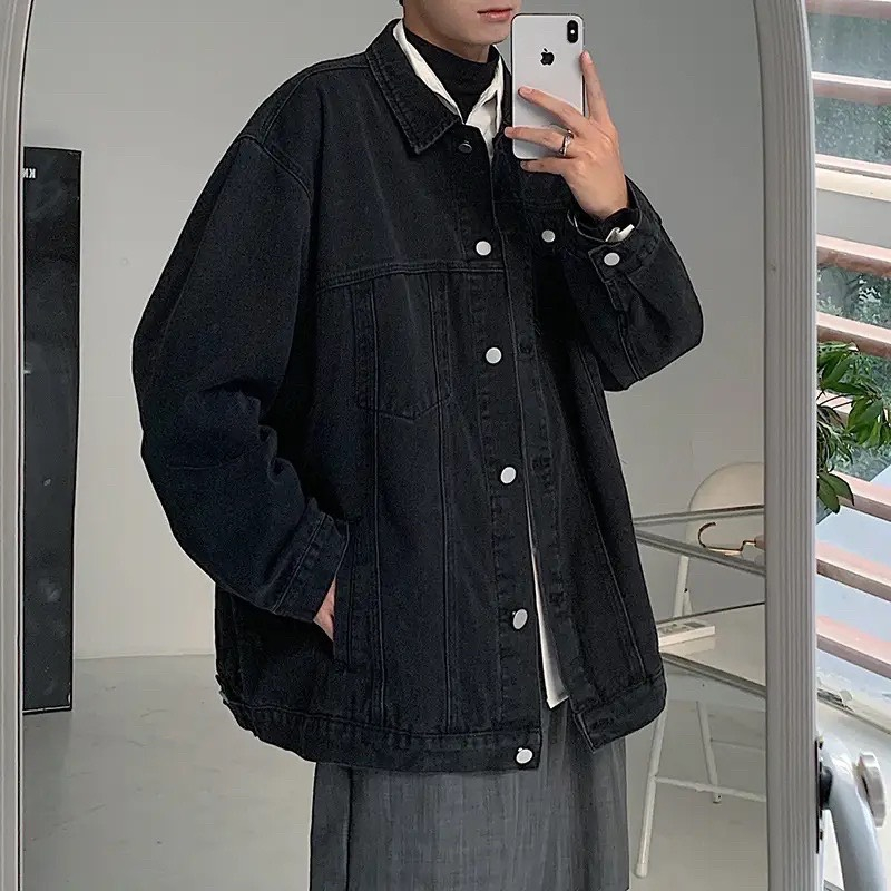 Áo Khoác Jean unisex phong cách Harajuku Nhật Bản - Retrostyle - Aokhoacjeannam236_P9