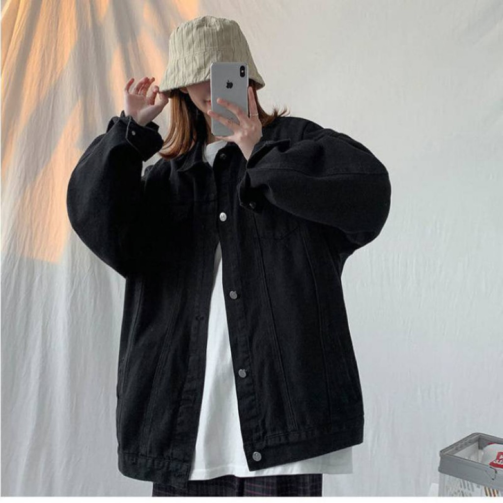 Áo Khoác Jean unisex phong cách Harajuku Nhật Bản - Retrostyle - Aokhoacjeannam236_P9