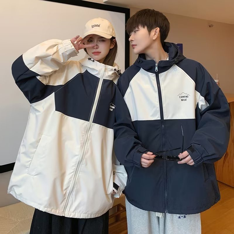 Áo khoác gió phối màu unisex nam nữ form rộng - Retrostyle - Aogiophoimau415_P4K15