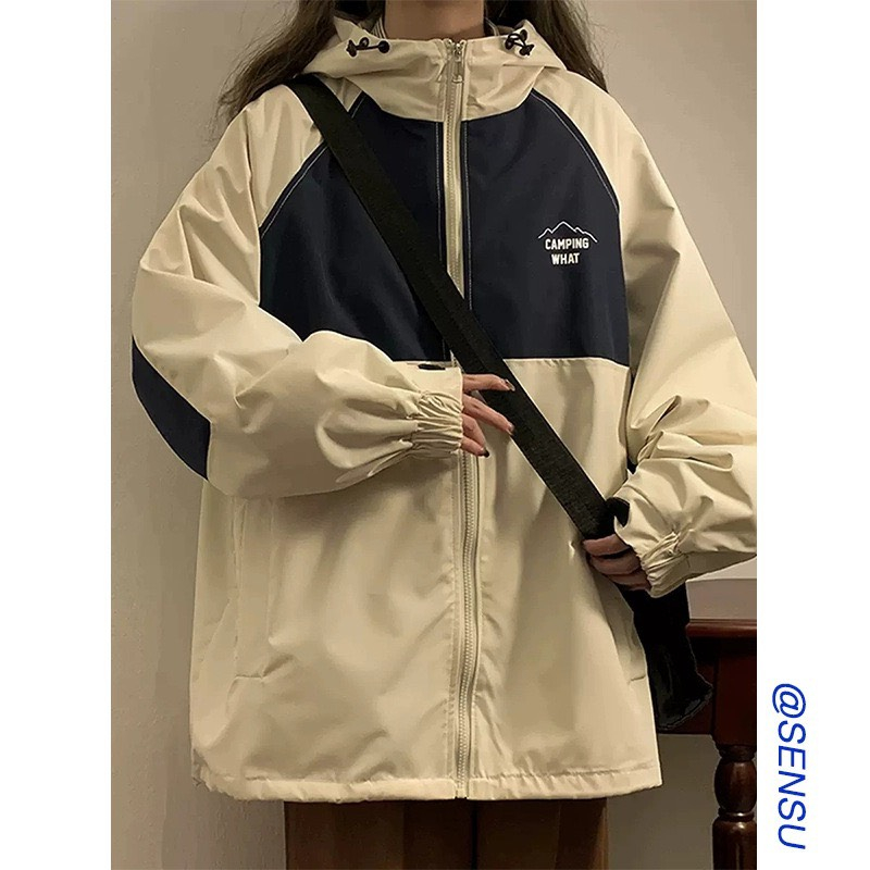 Áo khoác gió phối màu unisex nam nữ form rộng - Retrostyle - Aogiophoimau415_P4K15