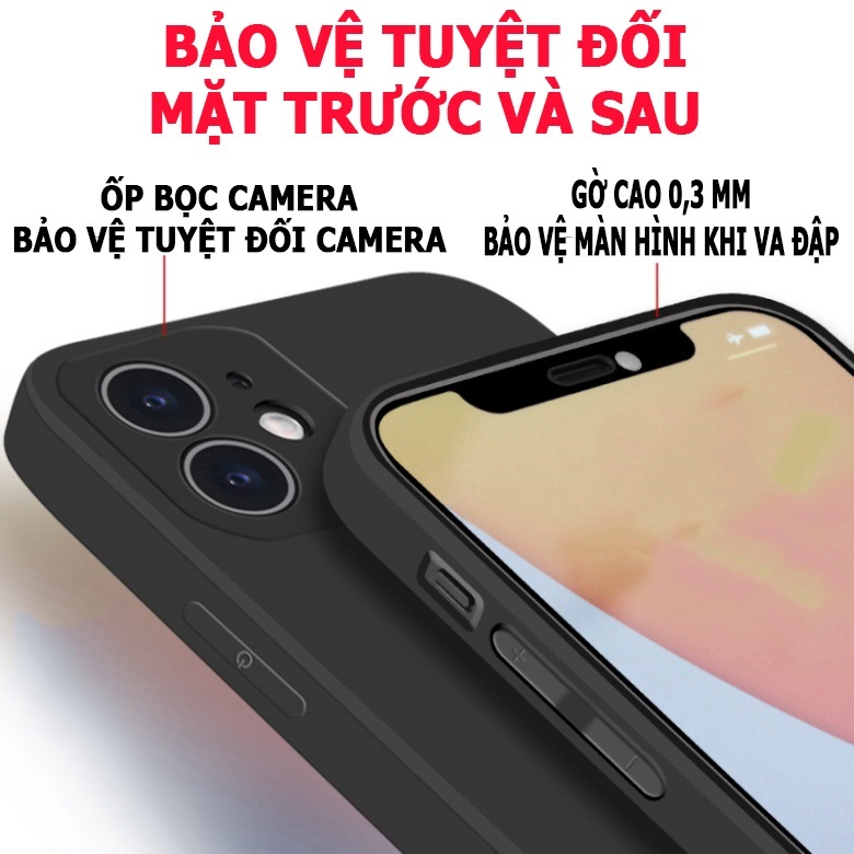 Ốp lưng viền vuông iphone 6/ 7/ 8 PLUS/ X/ XSMAX/ 11/ 12/ 13/ 14 PRO/ PLUS/ MAX CHÓ MÈO TAI THỎ
