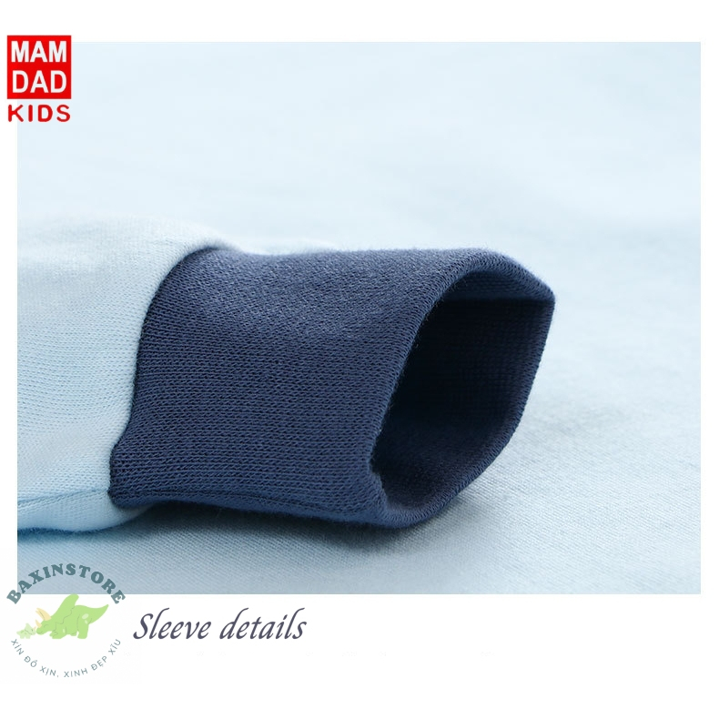 Đồ bộ đồ ngủ dài tay 95% Cotton 5% Spandex MAMDADKIDS xe cảnh sát 🚓 cho bé trai size đại cho bé từ 2 đến 10 tuổi