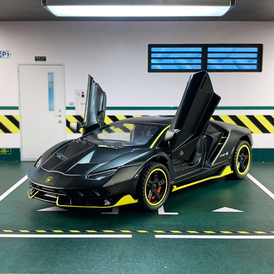 Mô hình xe Lamborghini Centenario LP 770-4 tỉ lệ 1:32 kèm đế