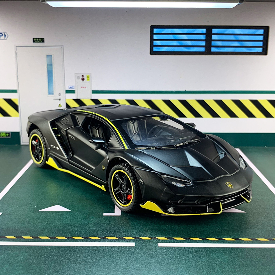 Mô hình xe Lamborghini Centenario LP 770-4 tỉ lệ 1:32 kèm đế