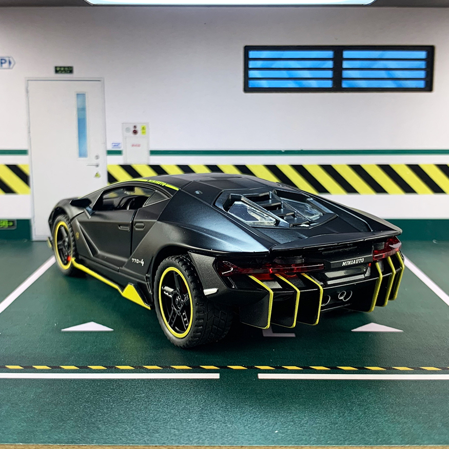 Mô hình xe Lamborghini Centenario LP 770-4 tỉ lệ 1:32 kèm đế