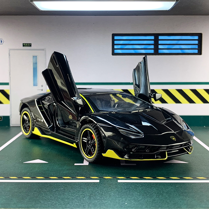 Mô hình xe Lamborghini Centenario LP 770-4 tỉ lệ 1:32 kèm đế