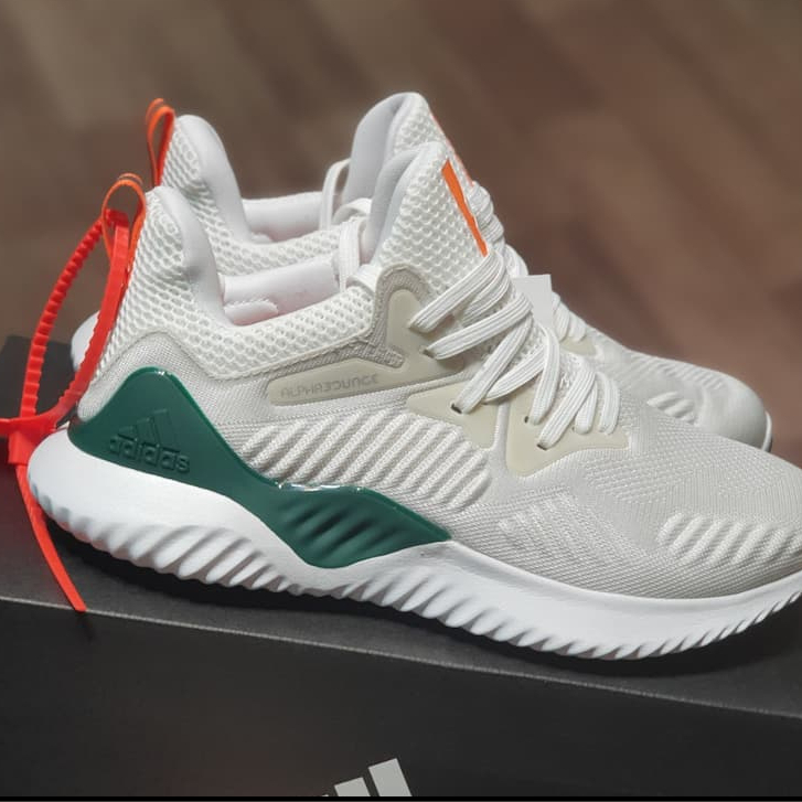 GIÀY ADI.DAS ALPHABOUSE RUNING WHITE GREEN LAI AU
