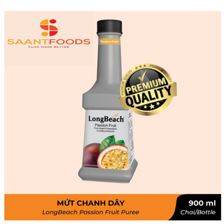 Mứt Chanh Dây - LongBeach Passion Fruit Puree 900ml