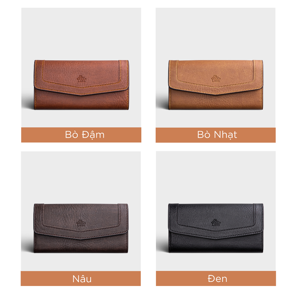 Ví dài nữ nhiều ngăn cầm tay Lata VN54
