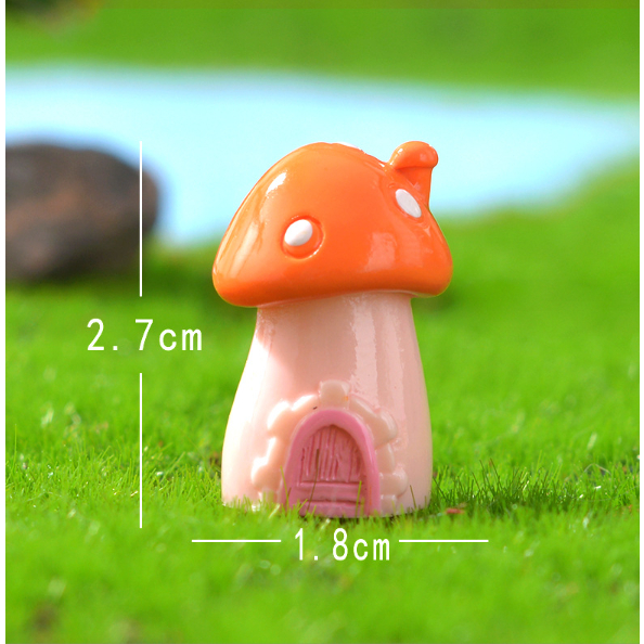 Mô hình nhà nấm cổ tích trang trí tiểu cảnh, terrarium, DIY