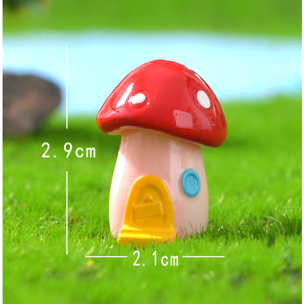 Mô hình nhà nấm cổ tích trang trí tiểu cảnh, terrarium, DIY