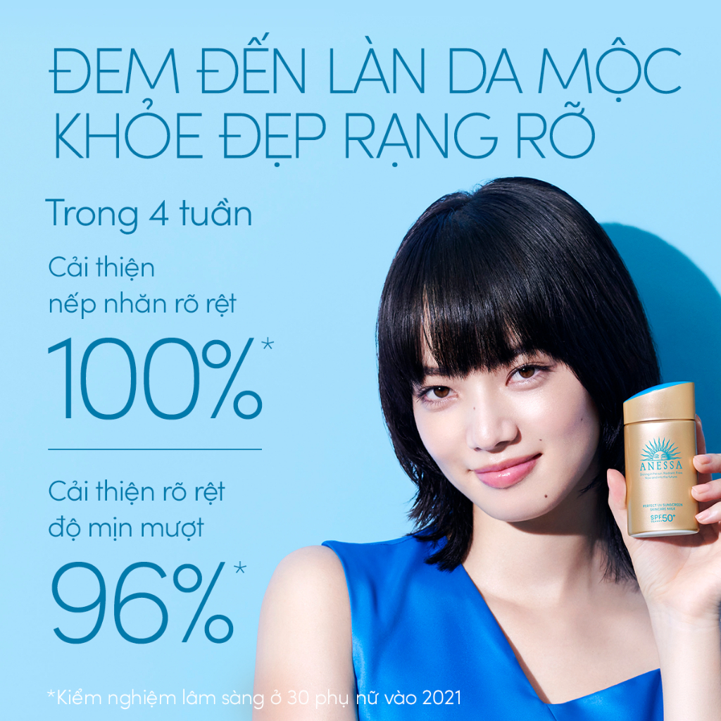 Kem chống nắng Anessa Perfect UV Sunscreen Skincare Milk SPF 50+ PA++++ 60ml
