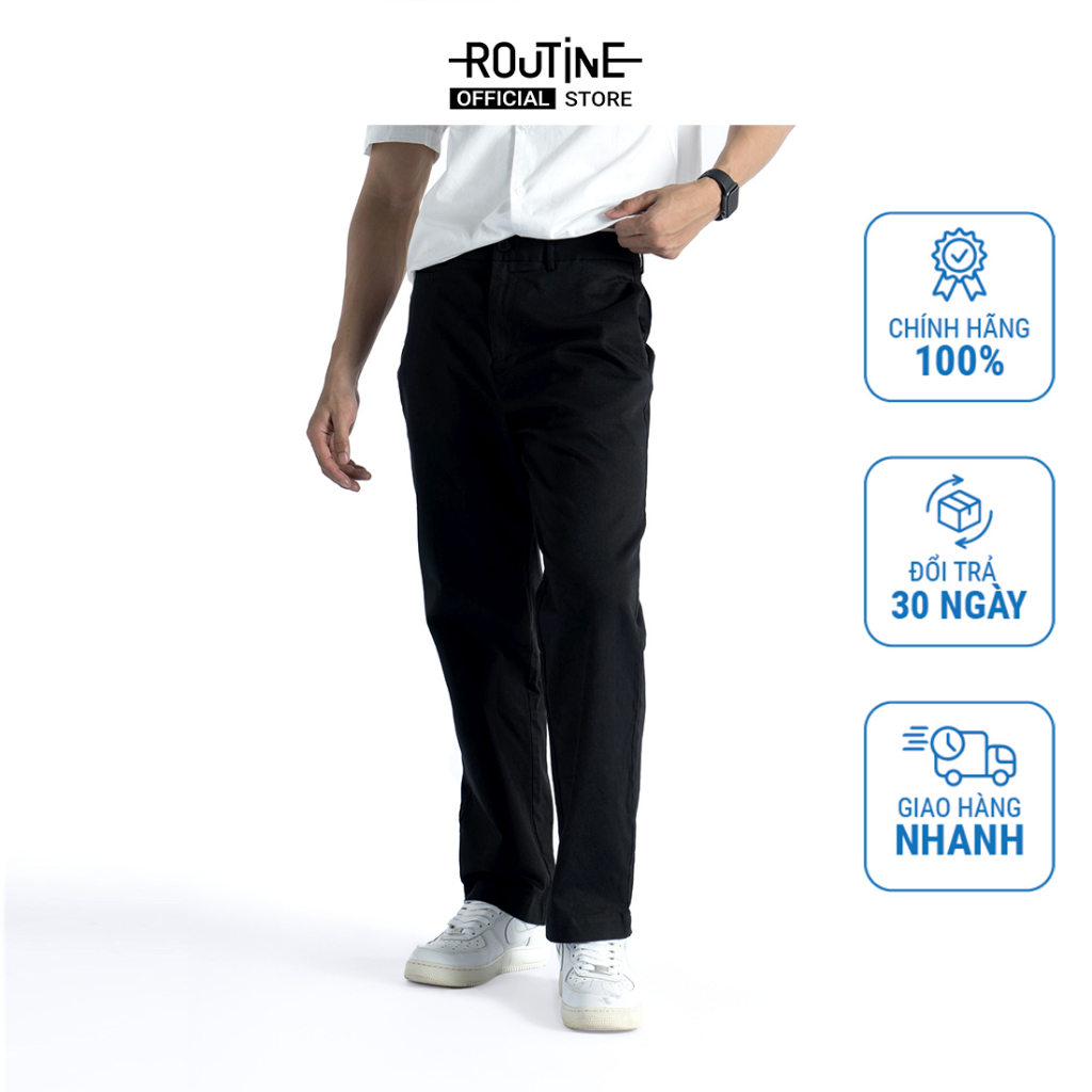 Quần Dài Kaki Nam Twill Form Straight - Routine 10F22PCA012