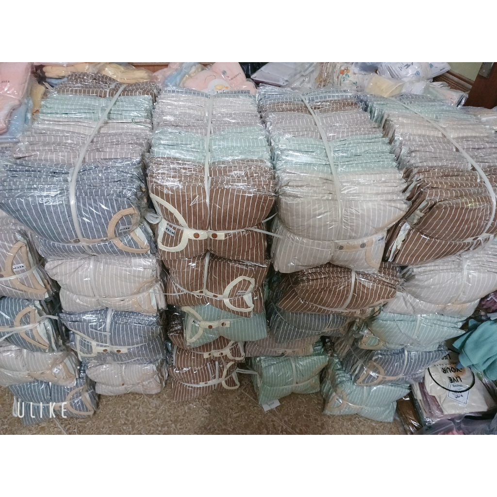 Bộ dài tay thu đông, Bộ tăm gân lạnh kẻ Hàn Quốc nhiều màu cho bé trai, bé gái từ 6 đến 15kg