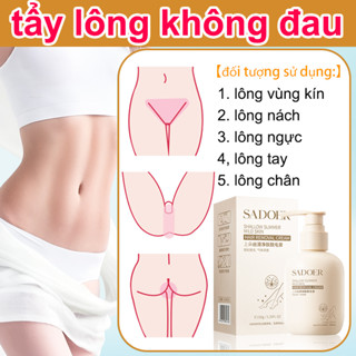 Kem tẩy lông vùng kín Wax tẩy lông triệt lông Bikini 150g nách tay chân triệt lông an toàn không đau toàn thân tẩy lông