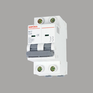 Aptomat 1 pha 2p mcb 20a, 25a, 32a, 40a, 50a, 63a m17 sopoka