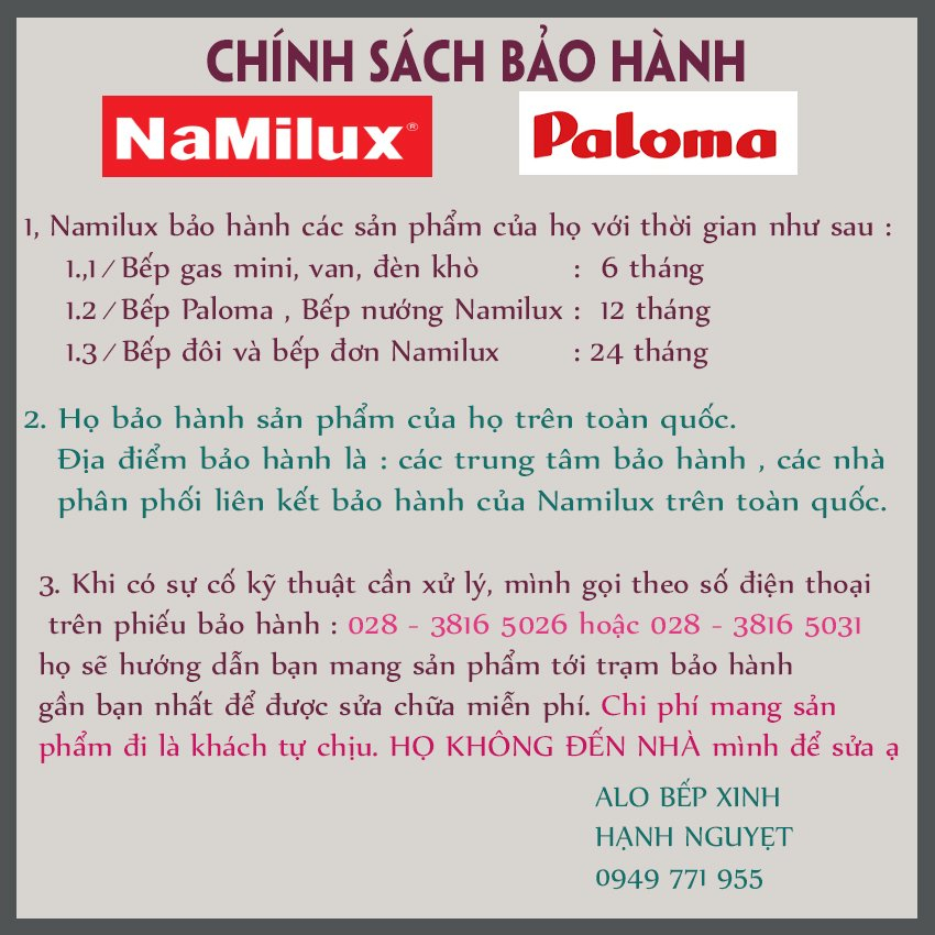 Bếp nướng không khói Namilux GS3123PF - Bếp nướng gas mini Namilux GS-3123PF công suất nấu lẩu nướng mạnh, nhanh sôi