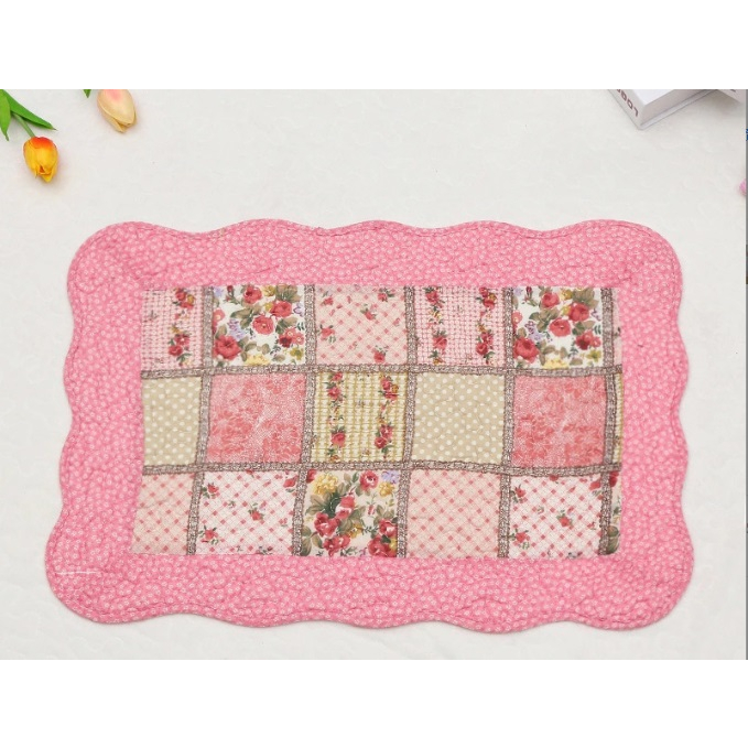COMBO 02 chiếc Thảm lau chân vải cotton vintage xinh yêu 40*60cm *** rẻ nhất shopee
