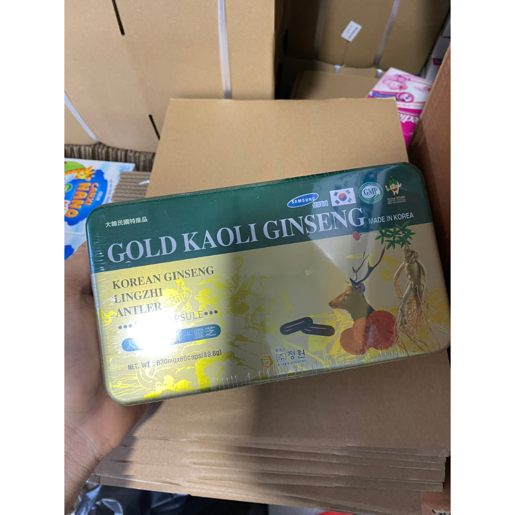 Viên bổ gold kaoli ginseng  Giúp bồi bổ cơ thể, ăn ngủ ngon, cho người suy nhược cơ thể