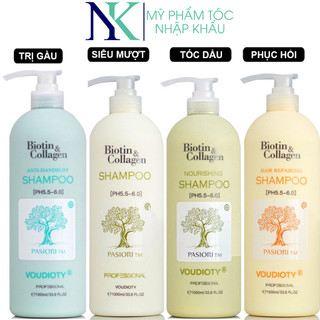 HÀNG CHÍNH HÃNG - Dầu gội xã biotin collagen trắng 1000ml