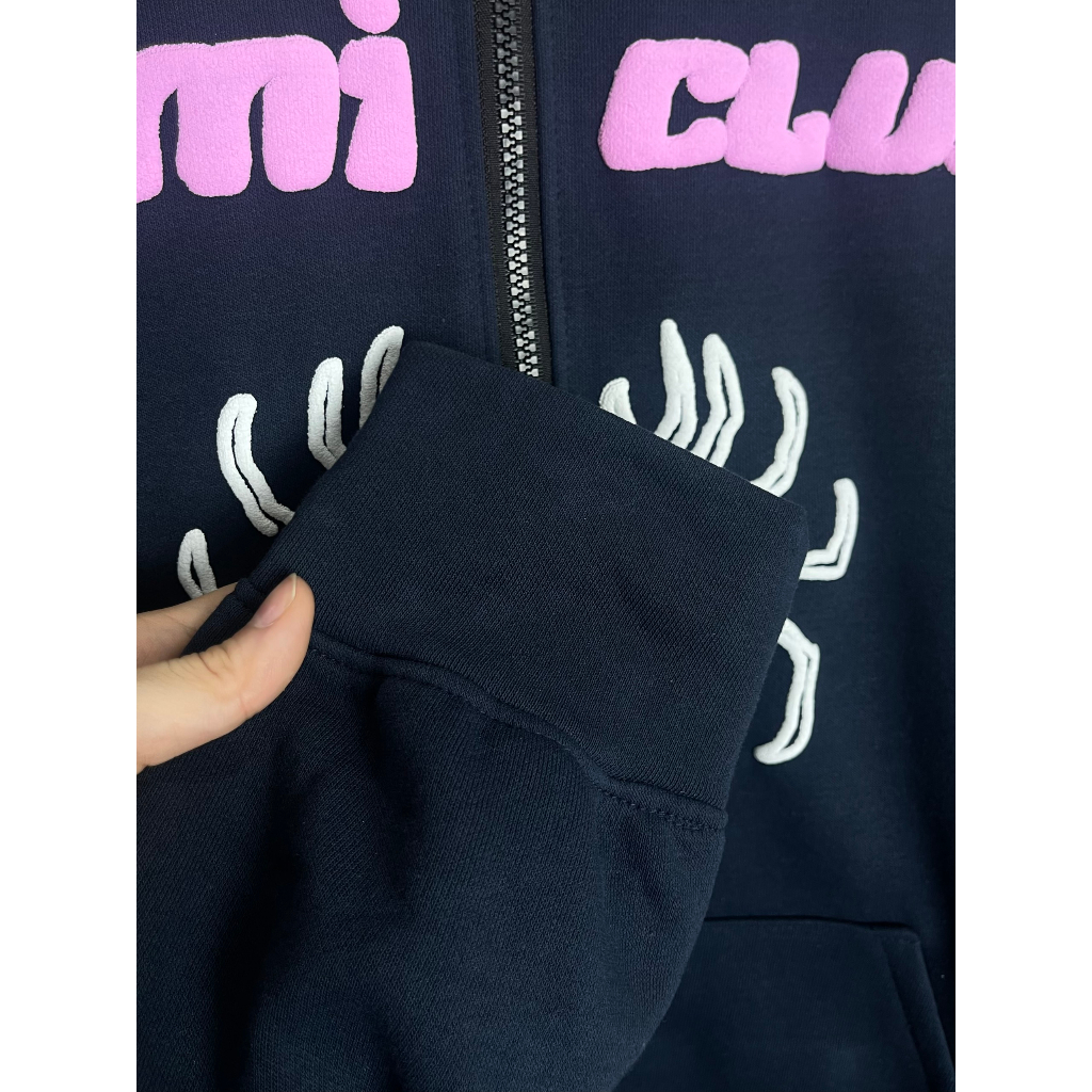 Áo Hoodie Zip Xanh than Lumiclub Nhện Lumihouse A102