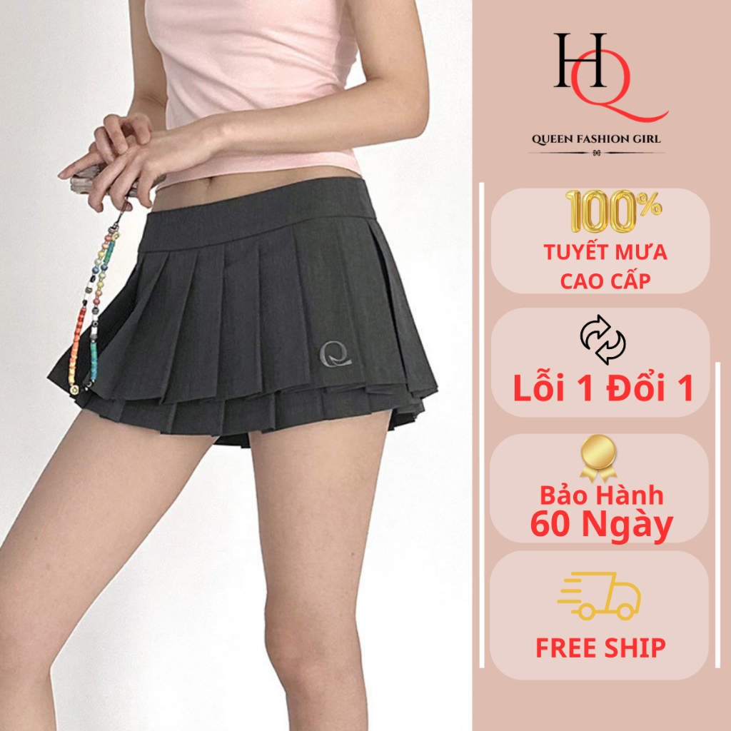 Chân váy xòe xếp ly nữ ngắn đẹp, chấn váy tenis đi chơi 2 tâng chất tuyết mưa cao cấp phong cách hàn quốc trẻ trung- HQ