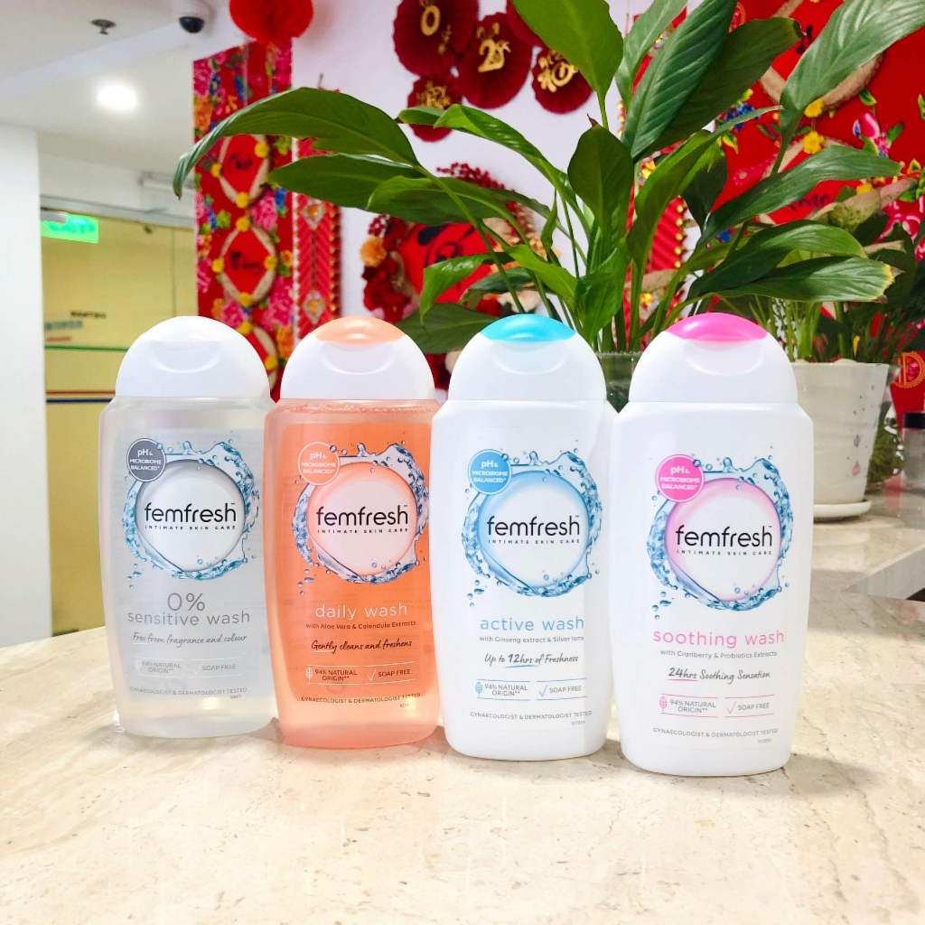 Dung Dịch Vệ Sinh Phụ Nữ Femfresh Daily Intimate Wash 250ml Anh Quốc Giúp Sạch Thơm Suốt Ngày Dài.